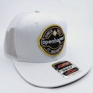 Copenhagen White Mesh Snapback Hat
